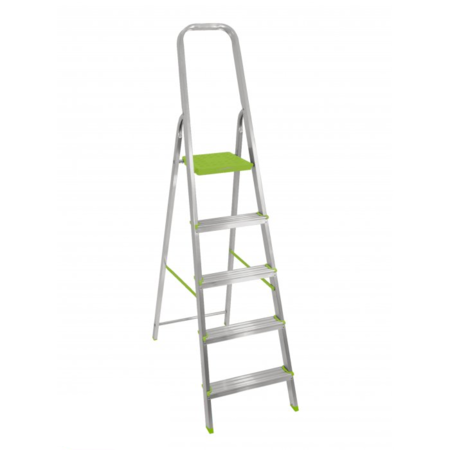 Escalera Tijera Hasta 150Kg Aluminio Alpaca 4 Escalones ALP-ESC0005