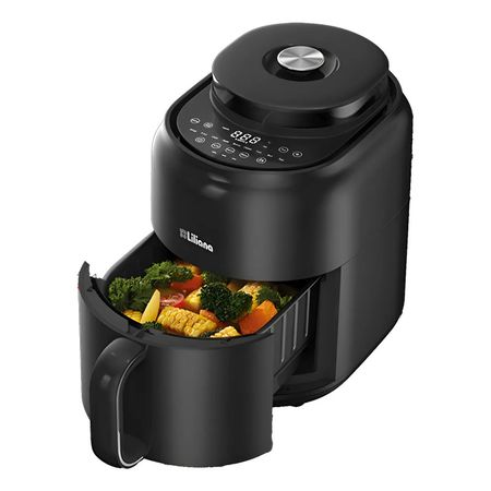Freidora De Aire Con Vaporizador Steamfry 4,5l Liliana Af945 Negro
