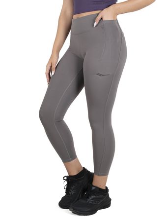 Calza Saucony Fortify Mujer Running Gris