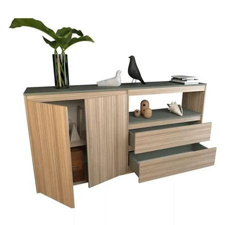 Vajillero Grande Borgia DS Home Safari Cocobolo 174.5x89x36 cm