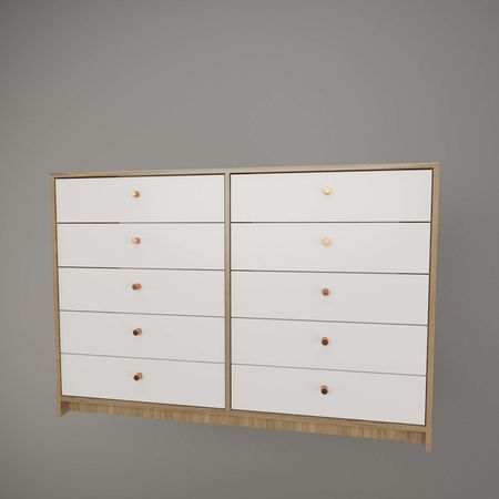 Chiffonier 10 Cajones Tables Cod: 6059 Olmo Finlandes-Everest