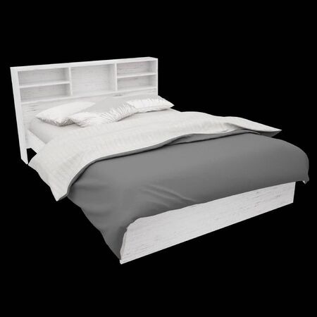 CAMA C/REPISA ORLANDI VE 104 BAHIA - VENECIA, 2 PLAZAS 5 ESTANTES