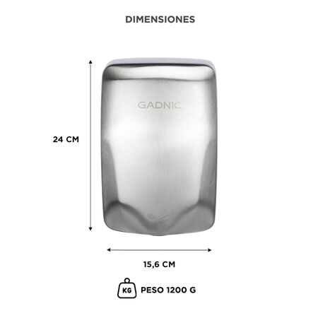 Secamanos Electrico Gadnic Con Sensor de Movimiento