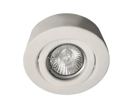 Semi Spot Embutido Redondo Blanco 7W Frio