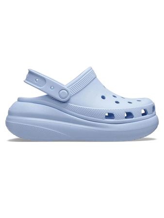 Zuecos Crocs Classic Crush Clog Unisex Moda Celeste