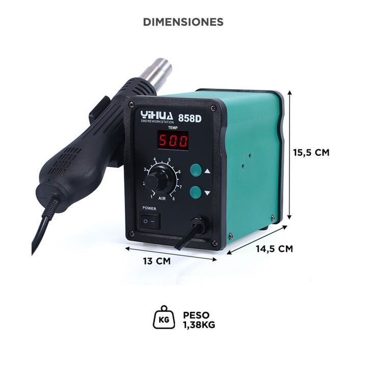 Estacion De Soldado Yihua 858D Profesional - Vista 6