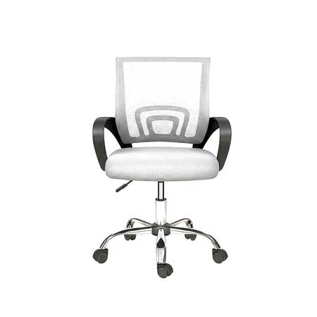 Silla De Escritorio Clasica Ergonómica con Ruedas color Blanco