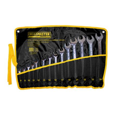 Juego de 14 Llaves Combinadas Acodadas Mm Crossmaster