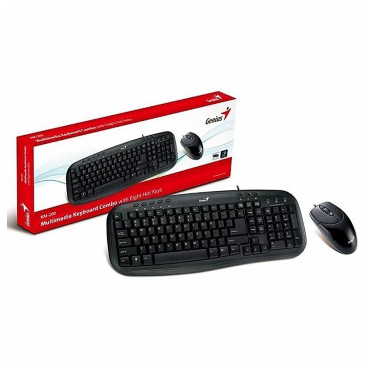 Teclado con Mouse Genius KM160 Usb Negro - Vista 1