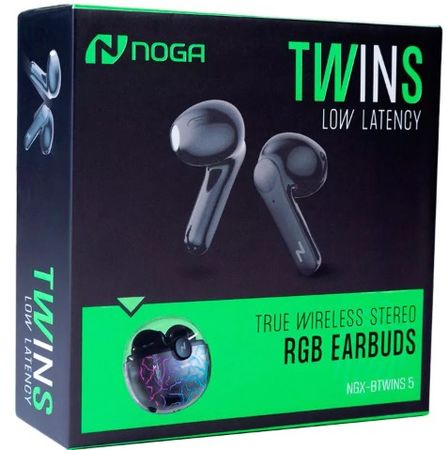 Auricular Bluetooth Gaming Low Latency NogaNGX-BTWINS5 BLA