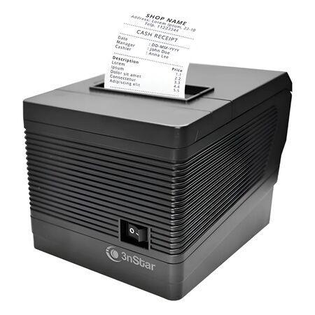 Impresora Termica 3nstar LAN+USB+Serial 80mm Negro