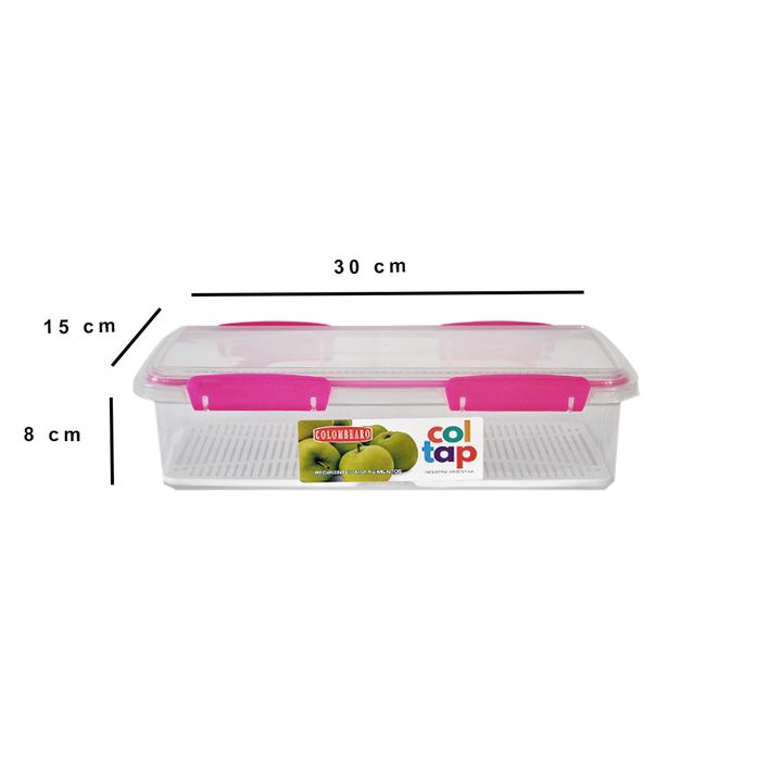 Set de 4 Contenedores De Alimentos Coltap Colombraro - Vista 5