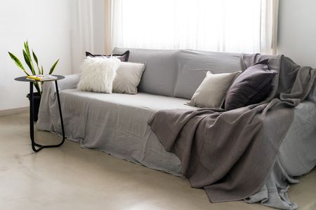 Funda Cubre Sillon 300x230 Gasa Algodón Gris