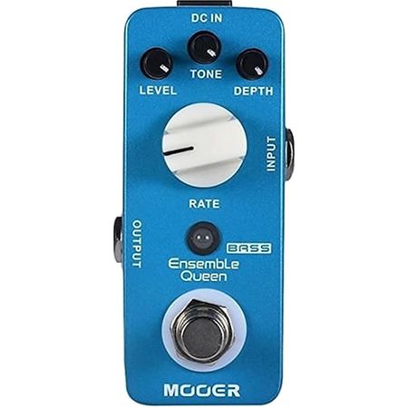 Mooer Ensemble Queen. Pedal chorus analógico para bajo. Profundidad y movimiento