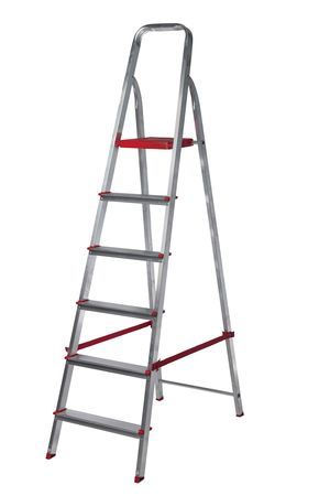 ESCALERA HOGAREÑA LUSQTOFF- 6 ESCALONES- ALUMINIO (ESL191-76)