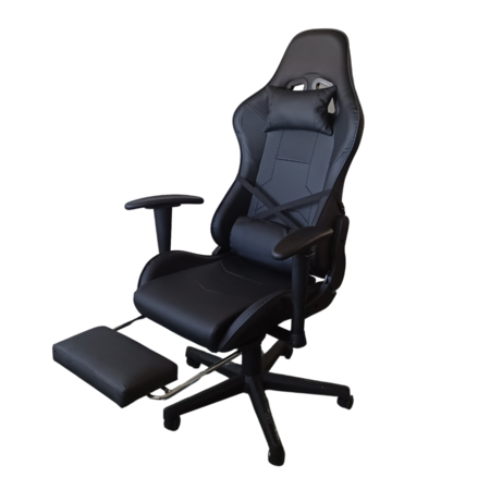 Silla Gamer Ergonómica PC Reclinable 180° Giratoria Con Apoyapies