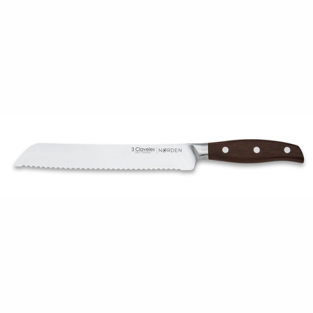 Cuchillo Forjado Panero Norden 20.5cm 3 Claveles 1043 Negro