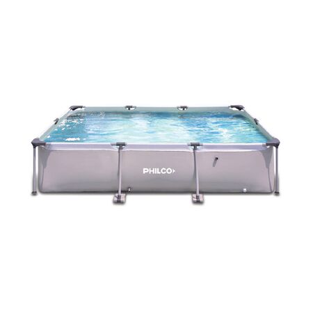 Pileta de lona rectangular estructural Philco 3700 Litros Facil Armado Sin Herramientas PHL-17771