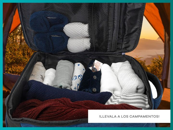 Mochila Escolar con carrito nivel inicial de escuela y jardín - Vista 2