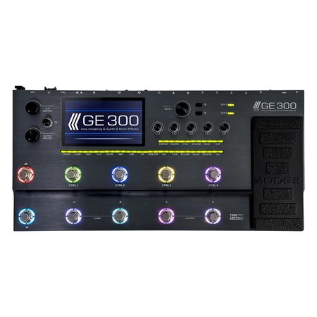 Mooer GE300. Pedalera multiefectos profesional con sintetizador y Tone Capture