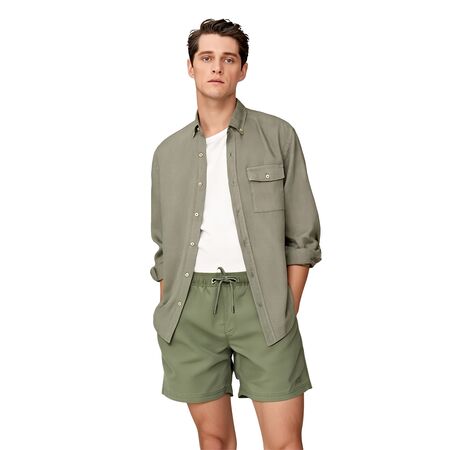 SHORT DE BAÑO LEVI VERDE