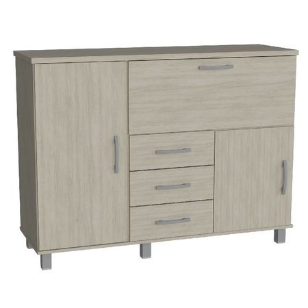 BAHIUT ORLANDI JA 552 PREMIUM - JACARANDA, 3 PUERTAS, 3 CAJONES