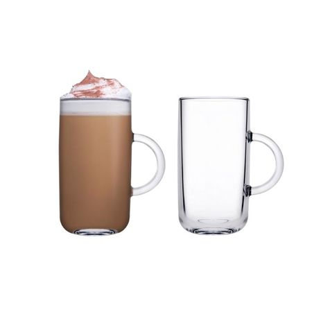 Set x 2 taza Mug Jarro Vidrio 270 cc Pasabahce Iconic