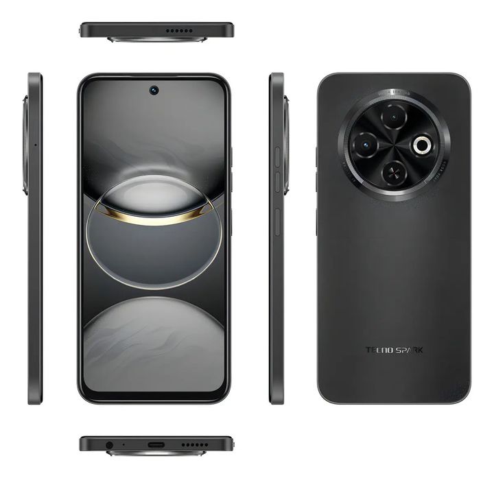 Celular Tecno Spark 30c 128gb + 4gb Ram Orbit Black - Vista 1