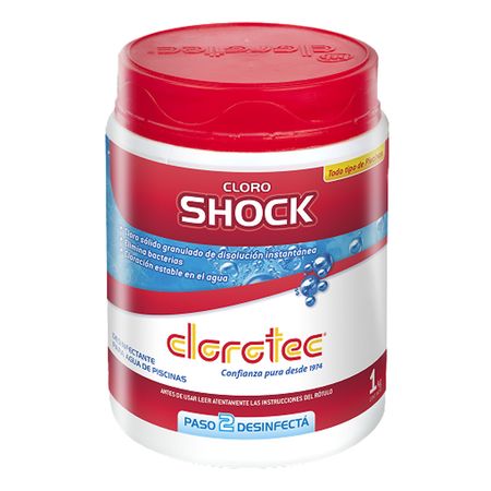 Cloro Granulado Instantaneo Clorotec Shock 1 Kg