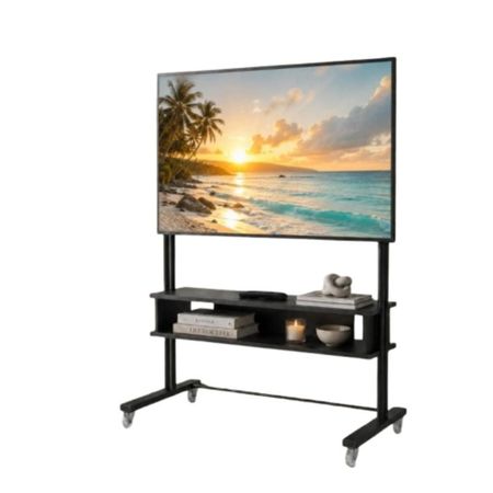 Rack TV Movil DS Home Total Negro