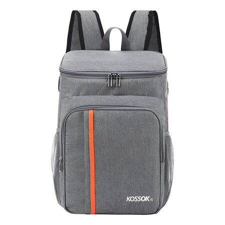 Mochila Termica Conservadora Delibag Camping Picnic Gris