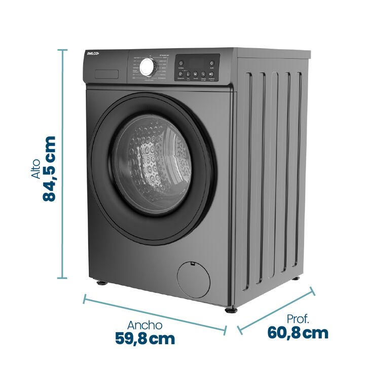 LAVARROPA PHILCO 11 KG INVERTER GREY 94PHLF117GN - Vista 7