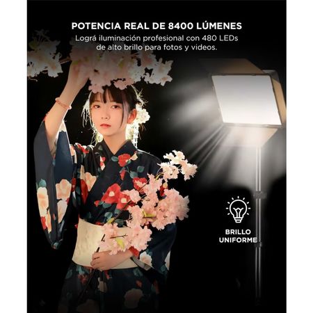 Iluminador Continuo MX Gadnic F8T0-MX600 8400 Lúmenes