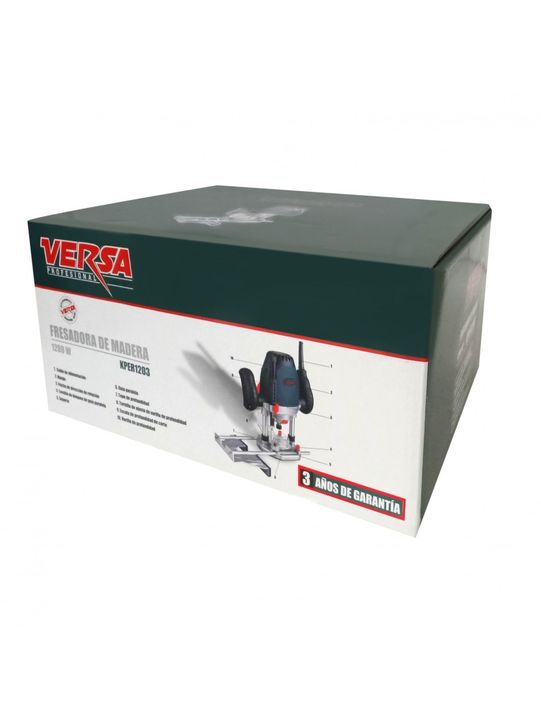 Fresadora para Madera Versa 1200W Velocidad Variable - Vista 2