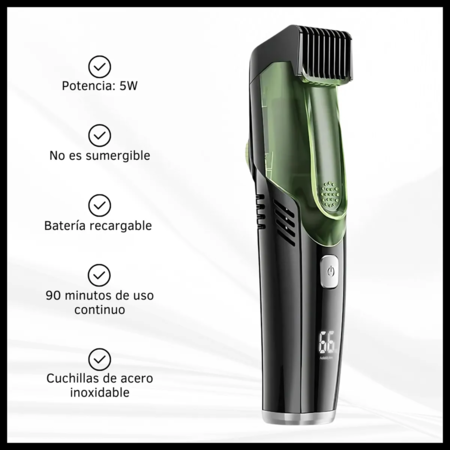 Cortadora de Pelo y Barba Oryx Vacuum Trimmer