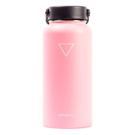 Termo Hydrate 946ml Frio Calor Acero Inoxidable Rosa