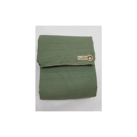 FUNDA NORDICA PADKOVA TWIN - 160X220, VERDE, TUSOR DE ALGODON (801)