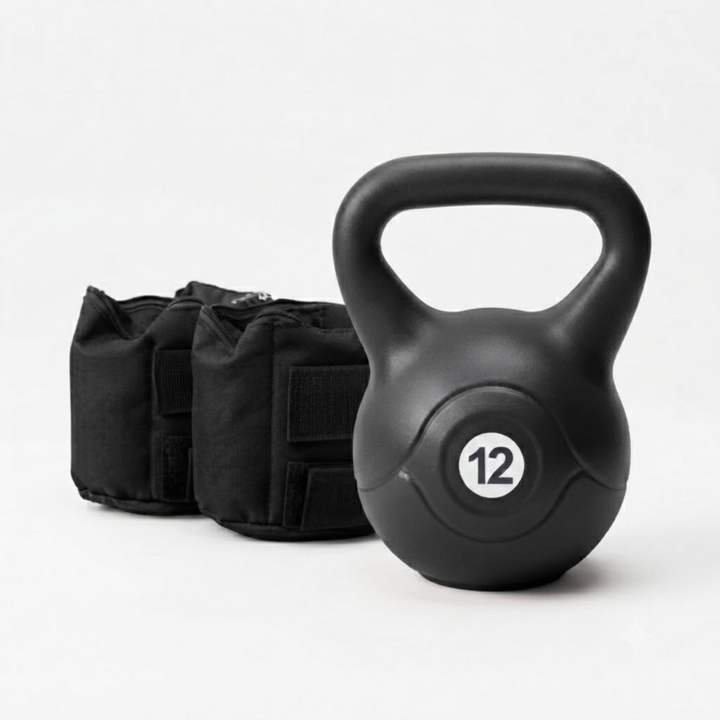 Combo Pesa Rusa 12 kg + Par de Tobilleras 3 kg - Vista 2