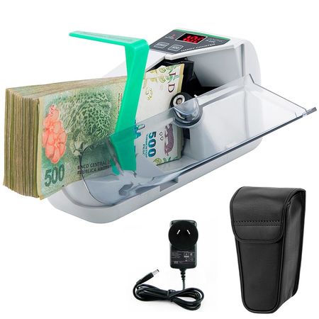 Contadora De Billetes Gadnic P-600 Mini Portátil 600 Bill/Min Función ADD