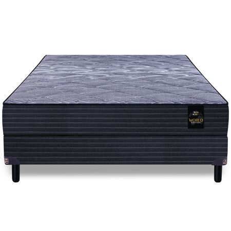 Colchon y Sommier King Koil Devon 2 Plazas y Media 140x190x26cm de Resortes Bonnell Con Espuma Firme