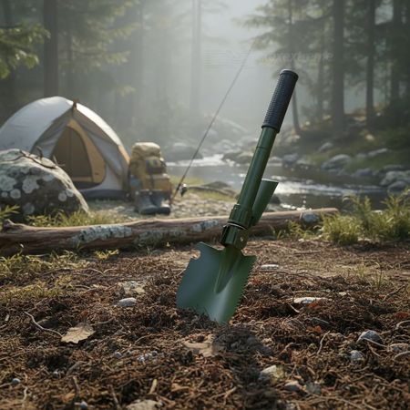 Pala Y Zapa Plegable Con Brujula Y Funda ( PAL-02)