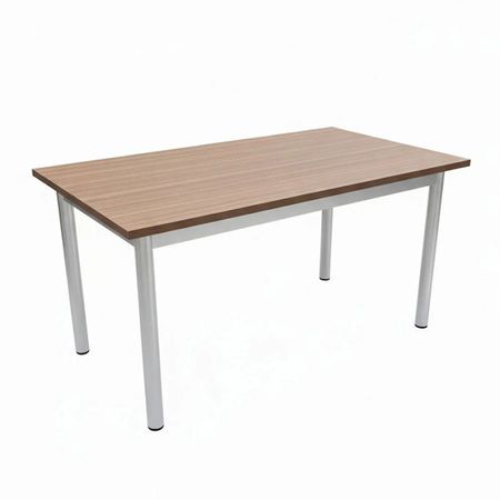 Mesa Atenas Auguste Caño Gris 140x80 Carvalho Mezzo ATENAS-140-CARV