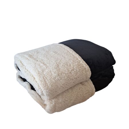 Acolchado Edredon Liso con Corderito King