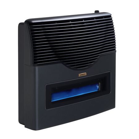 Calefactor Sin Salida 5200 Encendido Electrico Visor Termostato Grafito Longvie