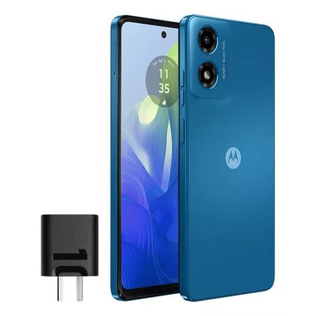 CELULAR MOTOROLA G04S 6.6P 50MP 4GB RAM/64GB SD AZUL