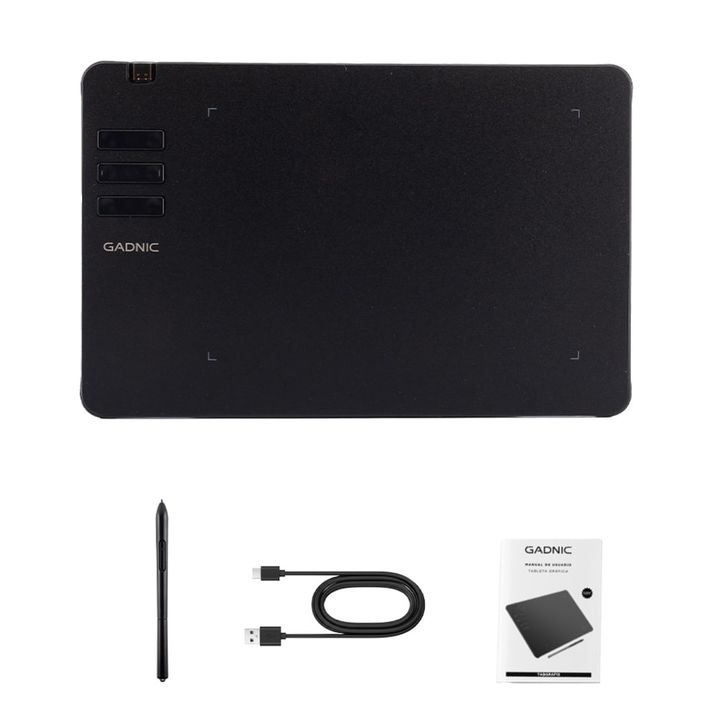Tableta Gráfica Gadnic con Bolígrafo - Vista 7
