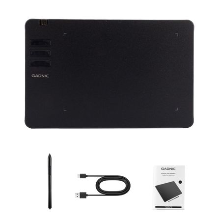 Tableta Gráfica Gadnic con Bolígrafo