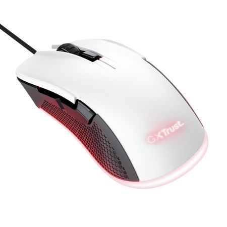 Mouse Trust Gaming Ybar GXT922W Eco Blanco