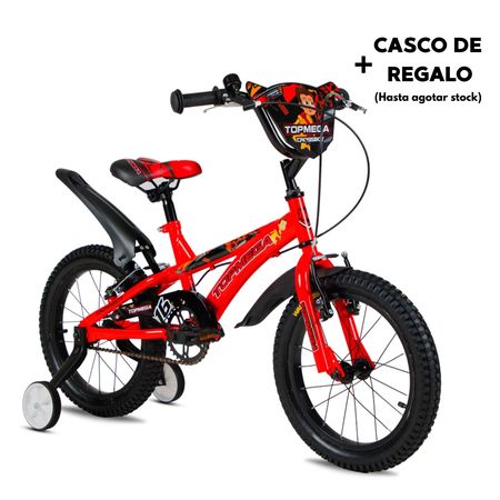 Bicicleta Infantil TopMega Crossboy R16 Rojo 1006129