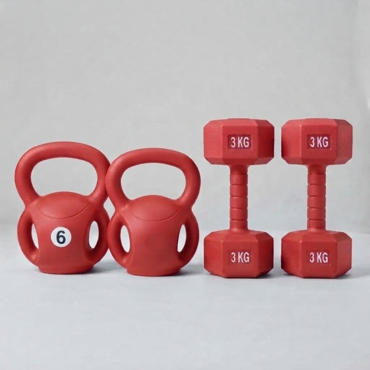 Pesa Rusa con Manijas Laterales 6 Kg + Par de Tobilleras 3 Kg - Vista 3